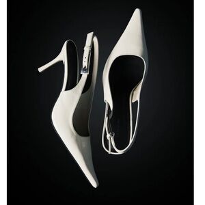 Chic Cream Slingback Heels for Women